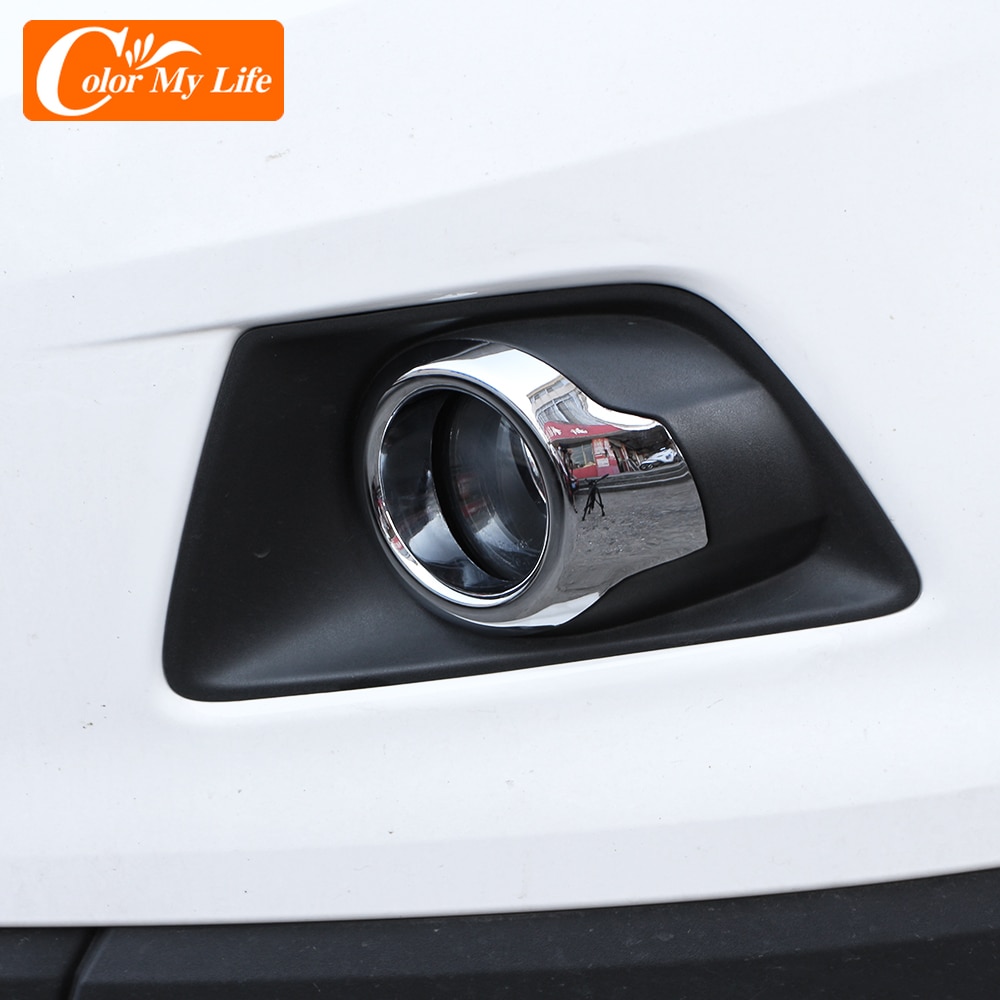 Auto Styling Voor Ford Ecosport Abs Chroom Voorkant Hoofd Mistlamp Lamp Cover Trim Foglight frame