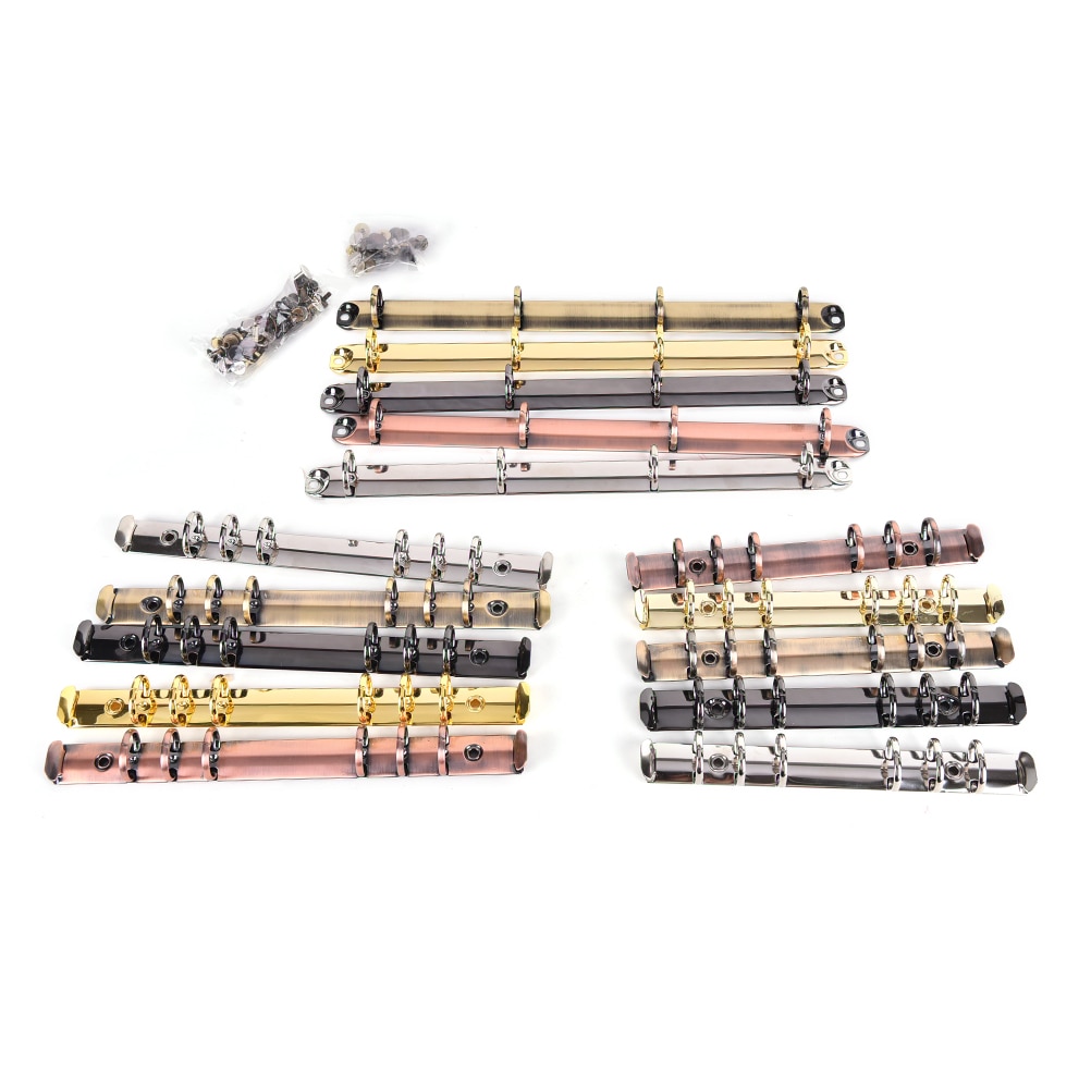 !A4 A5 A6 Binder Clip Metal Spiral Binder File Folder Clip Notebooks Clip Loose Leaf Book Binder Rings Album Scrapbook Clips