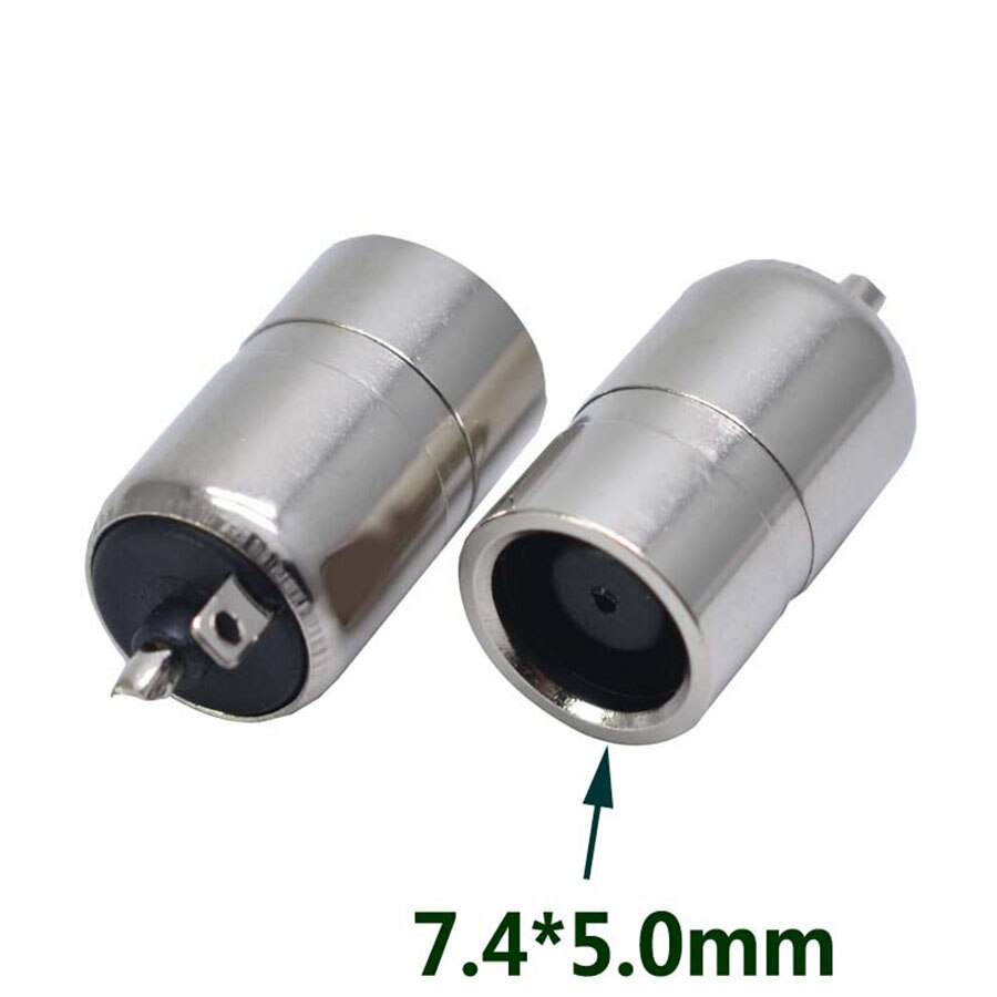 EClyxun 1 piezas DC Power Jack conector 5,5 * x2.1/6,5x3,0mm/7,4x5,0mm /5,0x3,0mm/6,0x4,4mm/3,5x1,35mm/4,0x1,7mm de Metal adaptador de enchufe: 7.4x5.0