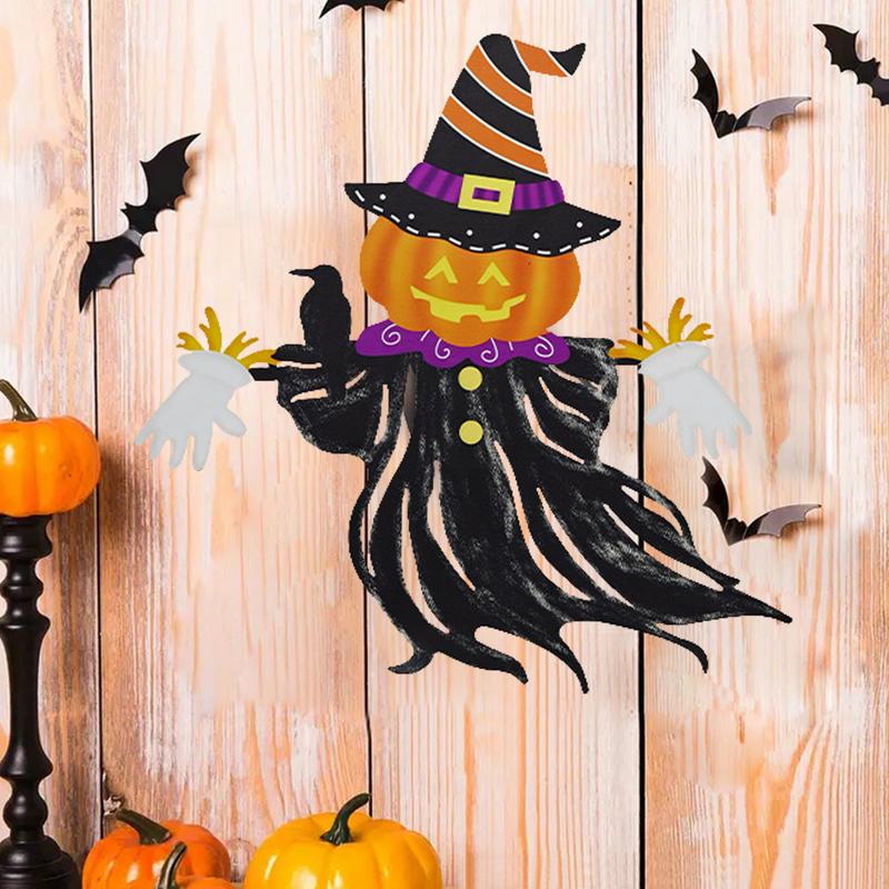 Halloween zombie muurdecoratie, halloween horror pompoen sculptuur, schedel bord, muurdecoratie voor thuis.