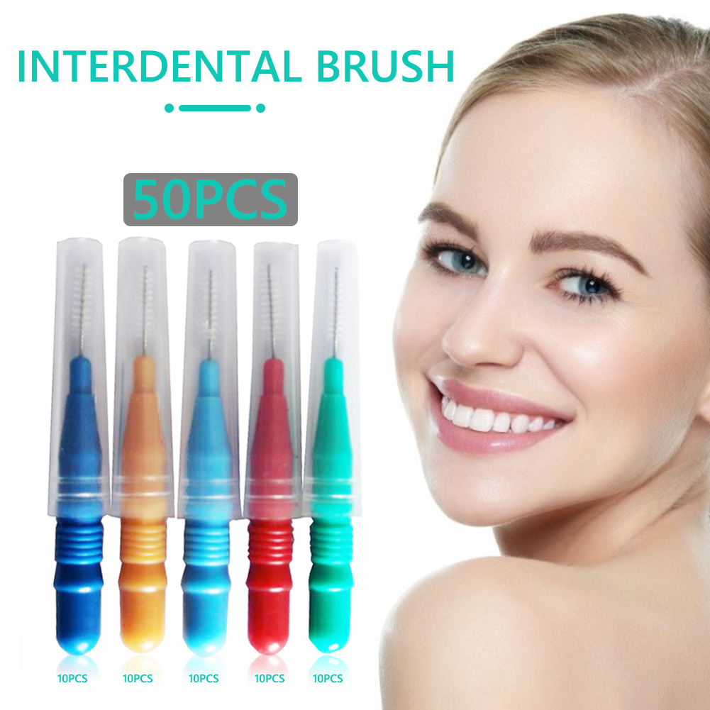 60Pcs Interdentale Borstel Dental Floss Tanden Borstel Dental Oral Care Tools Tandenstoker Tanden Borstel Oral Care Tool