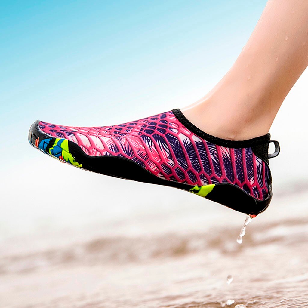 Perimedes para buty na plażę boso szybkie suche buty do wody drukowane pływanie letnie buty do wody buty do pływania buty do wody # g40