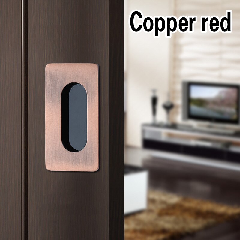 1pc Embedded Sliding Door Handles Hidden Invisible Cupboard Wardrobe Cabinet Push / Pull Handles Door Hardware: 10
