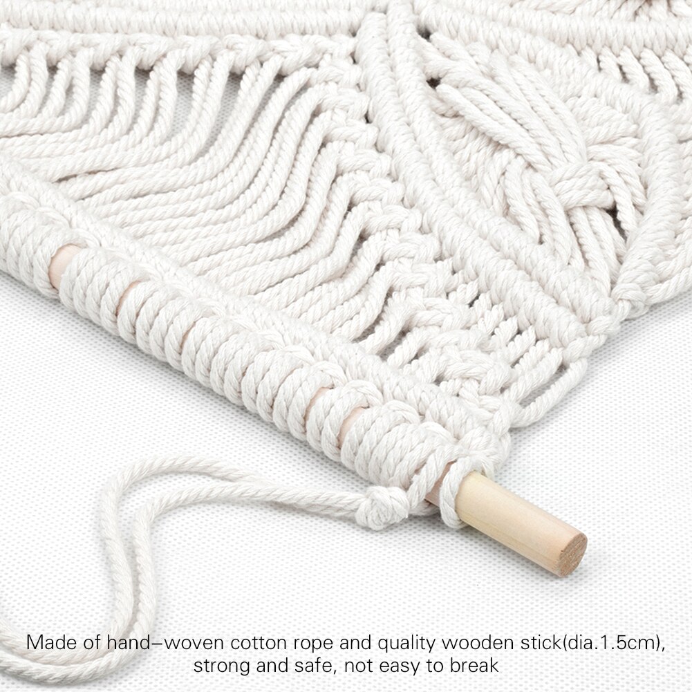 Hamac pour chat, panier suspendu tissé à la main avec tapis en macramé, lit-balançoire, maison pour animaux de compagnie, bohème, maison pour animaux de compagnie