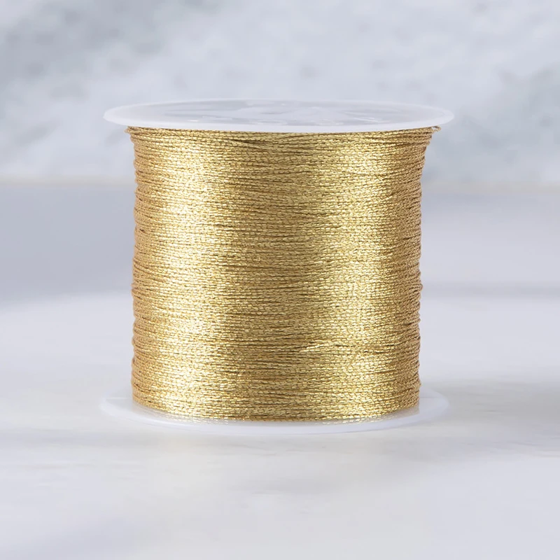 0.2mm-0.8mm Gold/Silver/Gradient Macrame Cord Thread Braided String for DIY Bracelet Necklace Tassels Beading Craft Accessories: 3mm / Antique Copper