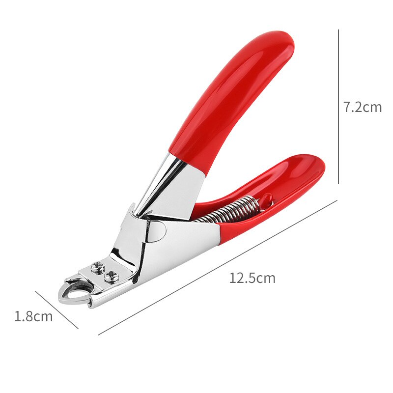 Cortaúñas para mascotas, tijeras de acero inoxidable para cortar los dedos de los pies, herramienta de aseo para perro, cachorro, gato, gatito, conejo, pájaro, hámster, 1 ud.