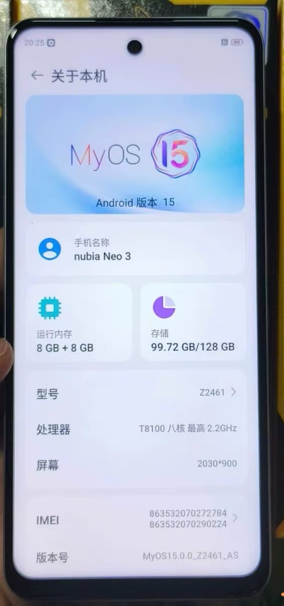 100% Original LCD For ZTE Nubia Neo 3 4G/Nubia Neo 3 5G LCD Display With Touch Screen Panel Digitizer Full Assembly Parts: Default Title