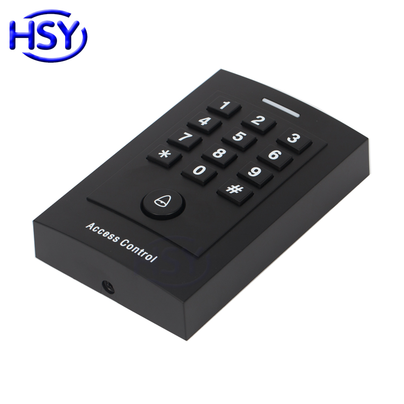 HSY Keypad Standalone Reader 125Khz Proximity RFID Card Keyboard Entry Lock Door Access Control Keyfob tag Open Doors Controller