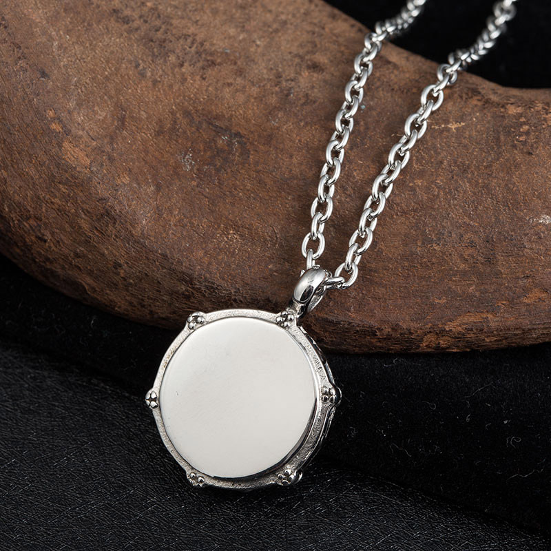 Hommes collier Rockers Jazz bande tambour collier pendentif batteurs caisse claire batterie bâton en acier inoxydable pendentif chaîne bijoux