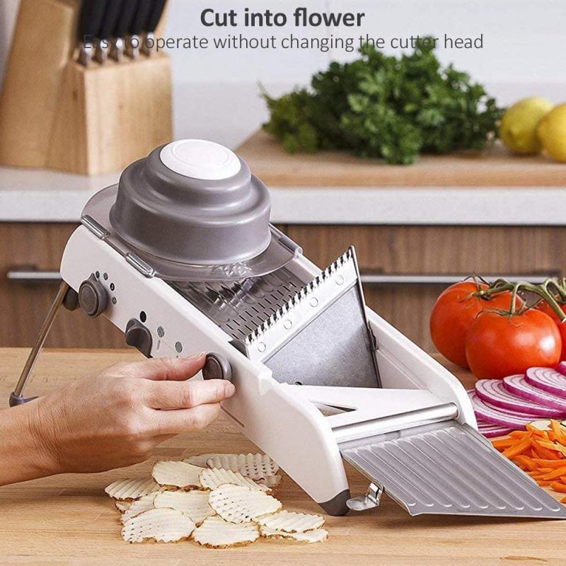 Mandolina Manual para cortar verduras, rallador, rebanador de frutas, rallador ajustable, accesorios de cocina, herramienta de cocina