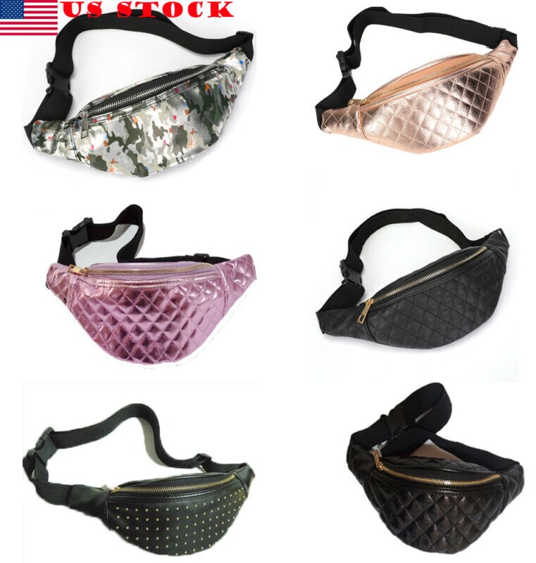 Waist Bag Women Pu Leather Fanny Packs Belt Bags For Women Bum Bag Chest Bag