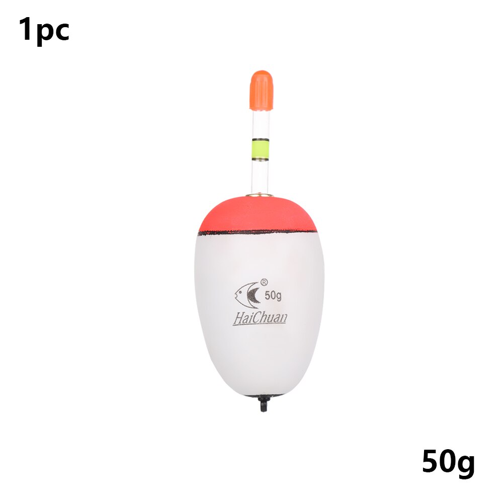 10-100g fiskeri nat float eva lysende float fisk agn til havfiskeri karpe fiskegrej tilbehør plast bobber: 50g