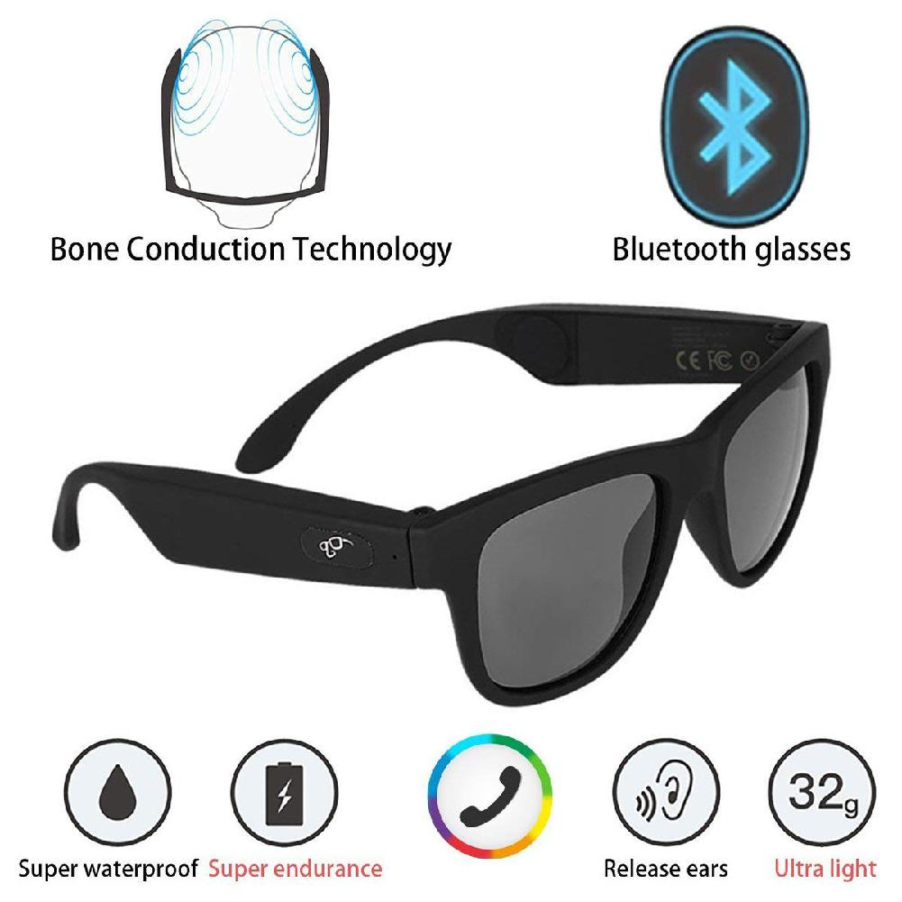 EastVita Smart G1 Polarized Sunglasses Bluetooth Bone Conduction Headset SmartTouch Smart Glasses Health Sports Wireless Headpho