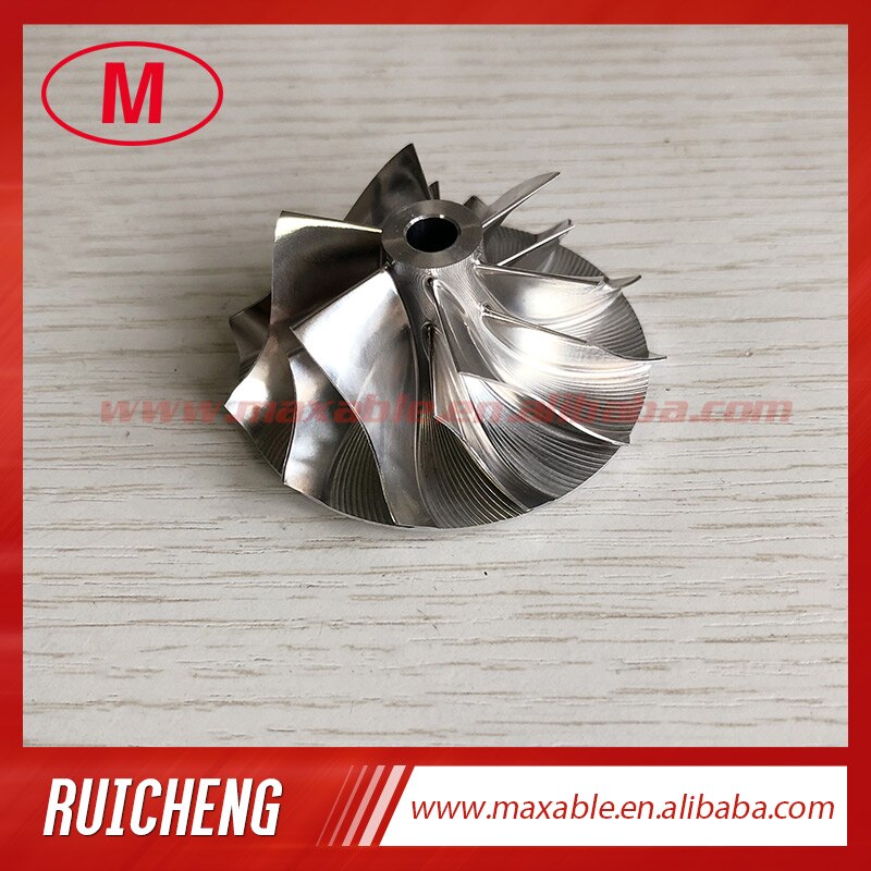 TB2514 445347-0018 40.31/54.39mm 6 + 6 ostrza wydajność turbosprężarka aluminium 2618/frezowanie/wirnik turbiny z kęsa dla 465555-0002/0003
