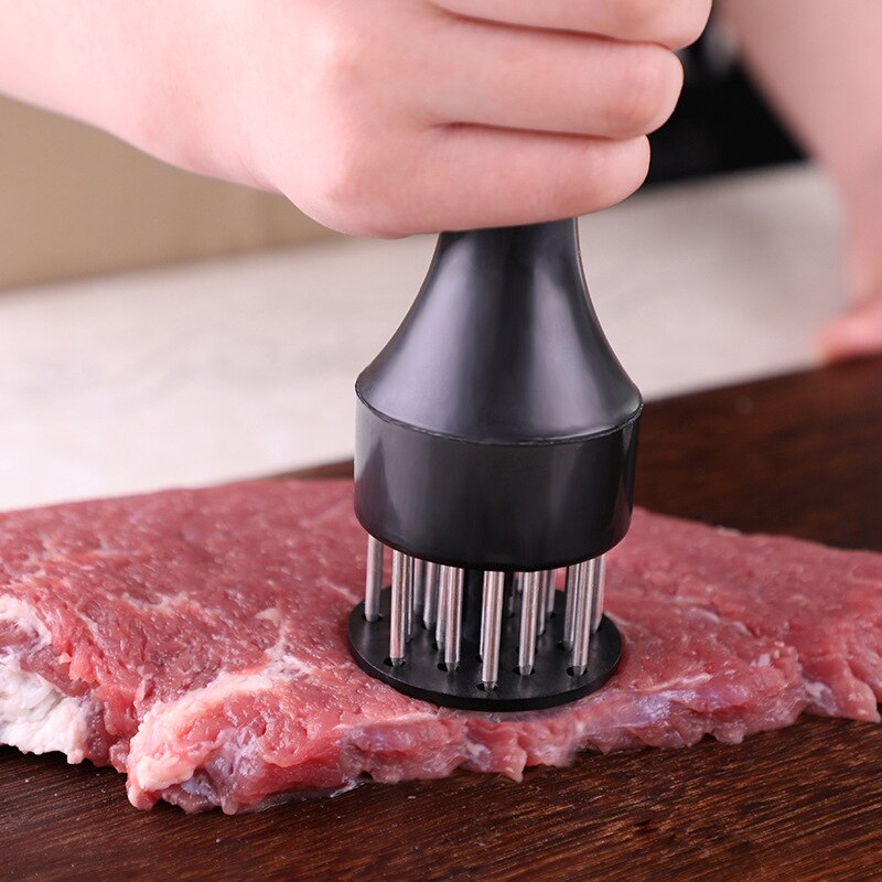 Pork Skin Needle Stainless Steel Meat Tenderizer Needle Meat Press For Steak Pork Beef Fish Meat Tenderizer Hammer