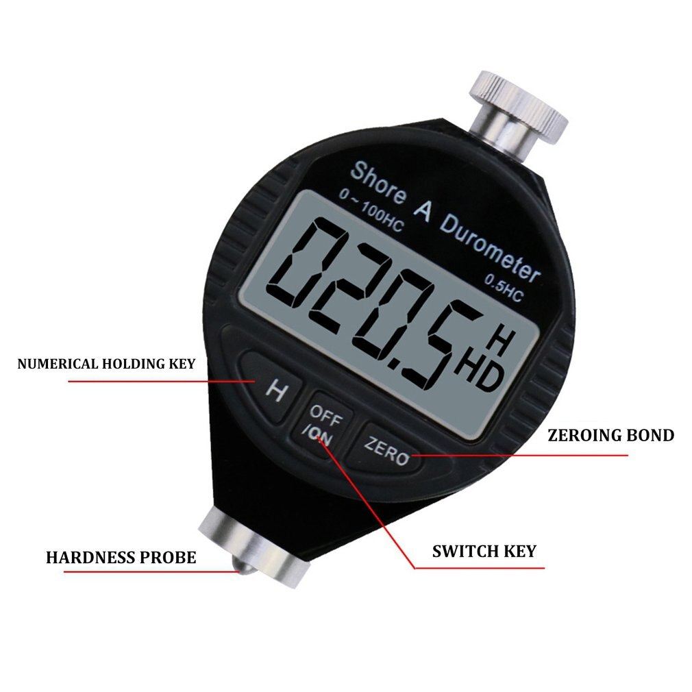 Multi-Type Electronic Digital Intelligent Hardness Tester Convenient Rubber Hardness Tester Hardness Tester