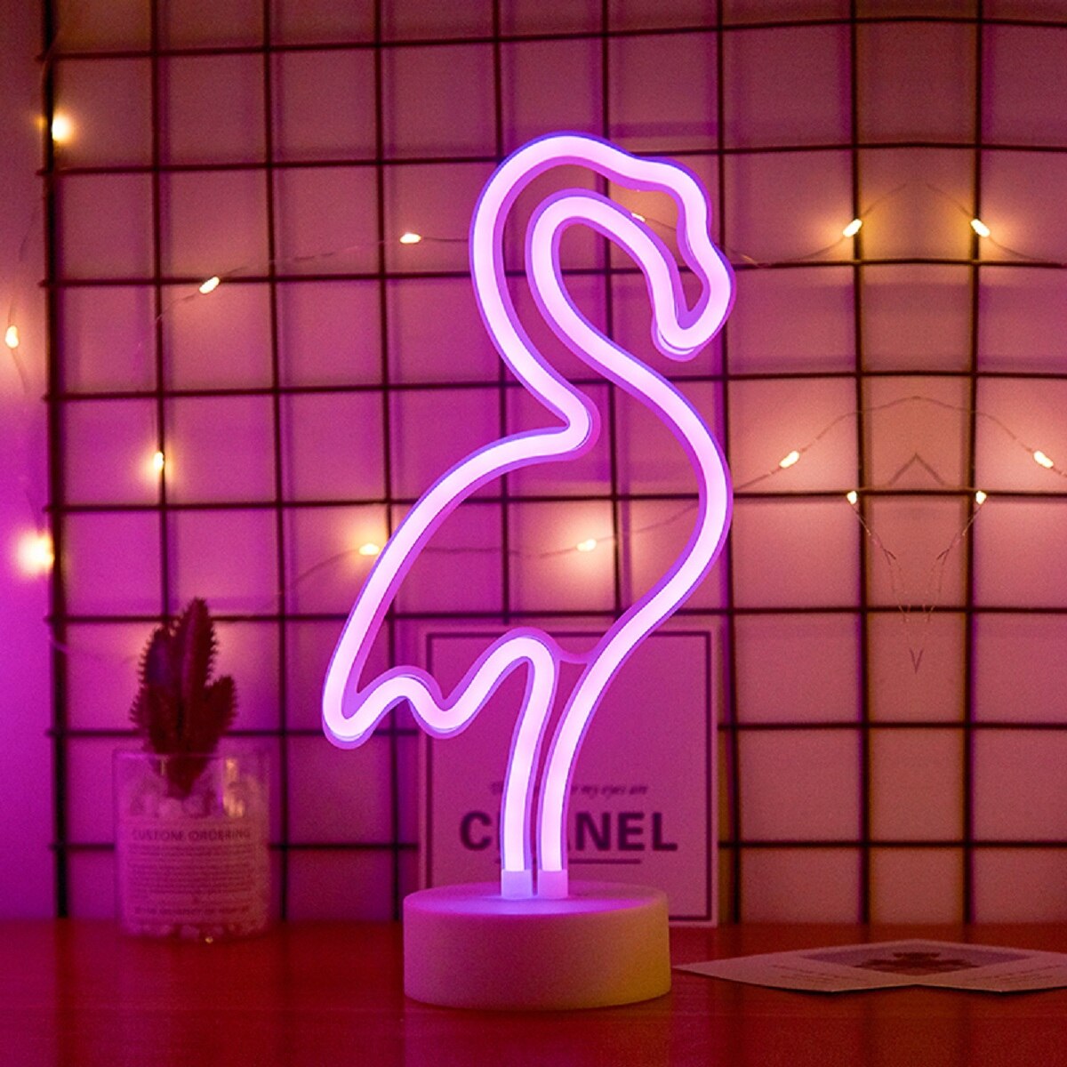 USB Led Neon Light Home Party Wedding Decor Children Lighting Flamingo Rainbow Decoration Unicorn Night Lights Lamp