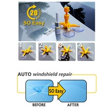 sikeo 4 foots DIY Car Windshield Chip Repair Kit tools Auto Glass Windscreen repair set Car Styling