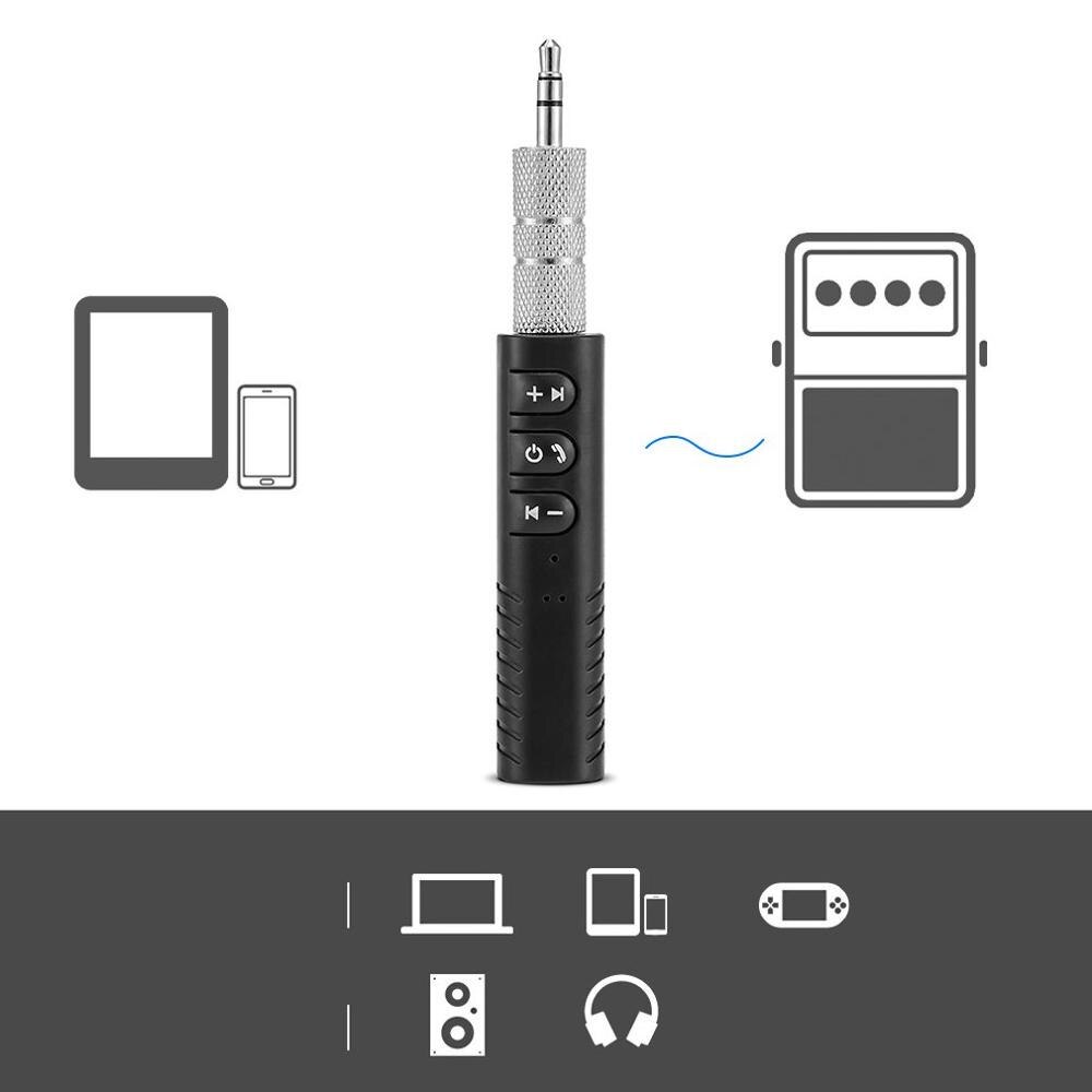 Universal 3.5mm Jack Car Kit Hands Free Music Audio Receiver Adapter Car AUX Kit for Speaker Earphone Aux