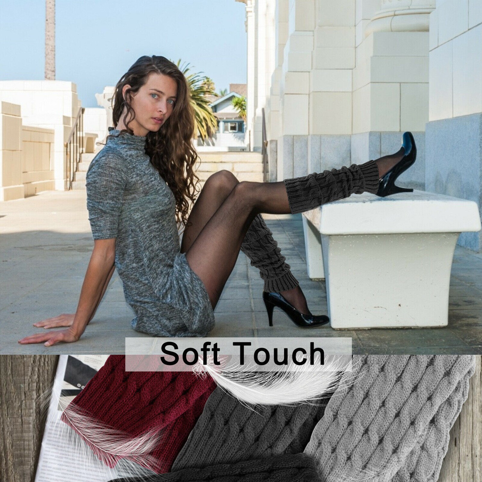 Cable Knit Extra Lange Been Warm Voorraden Boot Sokken Dij Hoge Socking Vrouwen Meisjes Ademende Casual Huidvriendelijke Stof voorraden
