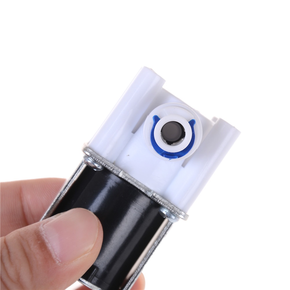 Válvula de agua eléctrica de 24V CC, válvula solenoide de 1/4 ", Conexión de manguera para ósmosis inversa, controlador RO de sistema puro, 1 ud.