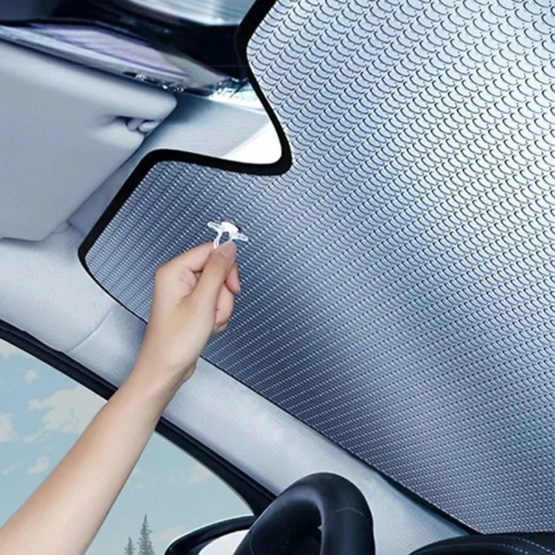 Auto Zonneschermen Cover Anti-Uv Bescherming Autoruit Zonneschermen Opvouwbare Outdoor Voorruit Zonnescherm Auto Exterieur Accessoires