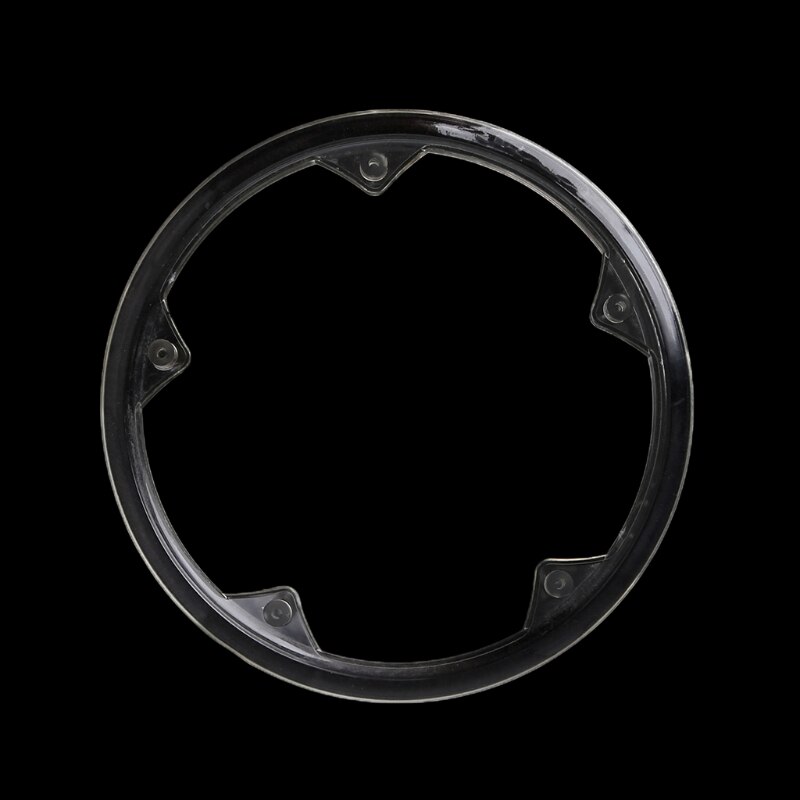 Bouchon de pédalier de vélo couvercle de roue de chaîne en plastique 5 trous garde de protection de