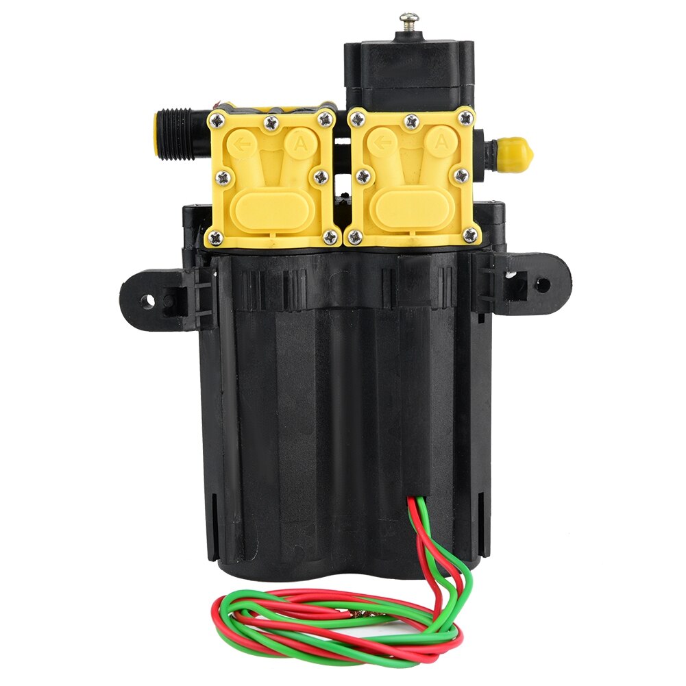 12V Hoge Druk Agrarische Elektrische Waterpomp Sproeier Pomp Ingebouwde Dubbele Ventilator