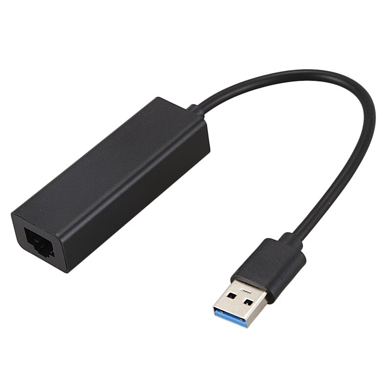 Usb 3.0 Ethernet Adapter Rj45 10/100 Mbps Netwerkkaart Voor Nintendo Switch,Wii,Wii U,, mac Pro/Mini, Imac, Oppervlak, Notebook