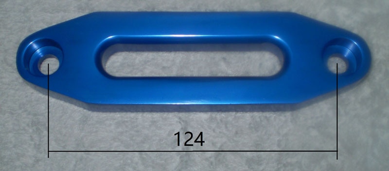 4000 lbs hawse aluminium fairlead til syntetisk spil reb, atv spil autodele