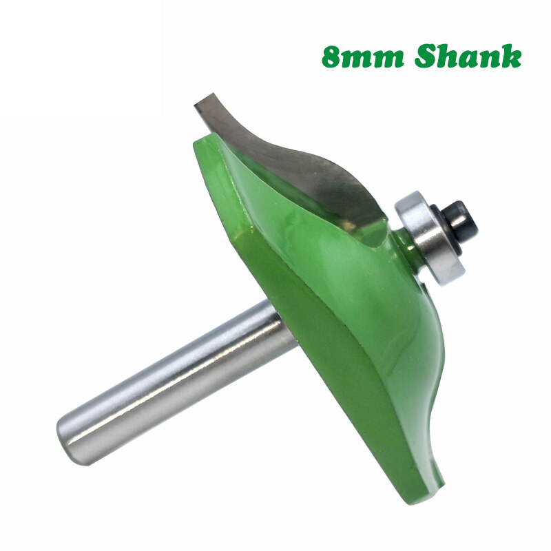 8Mm Schacht 3Pcs Deur Panel Kast Tenon Router Bit Kast Rail & Stile Set Panel Raiser Ogief Frezen cutter Voor Hout MC02033