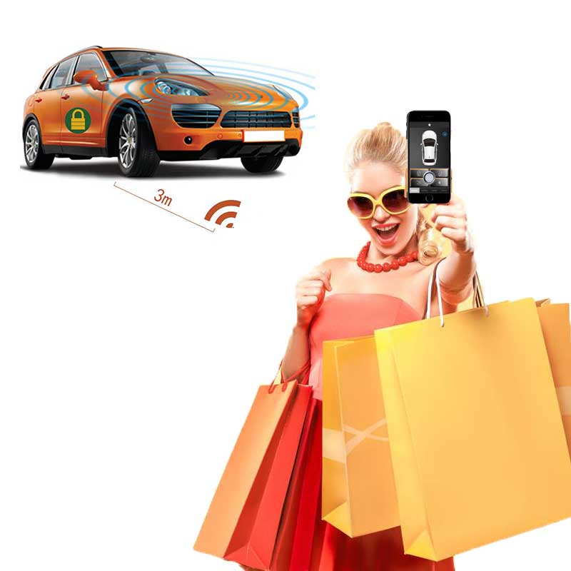 PKE inteligentnego klucza samochód system alarmowy ze zdalnym centralny zamek uniwersalny początek zatrzymać przycisk pasywne centralny zamek z pilotem MP686