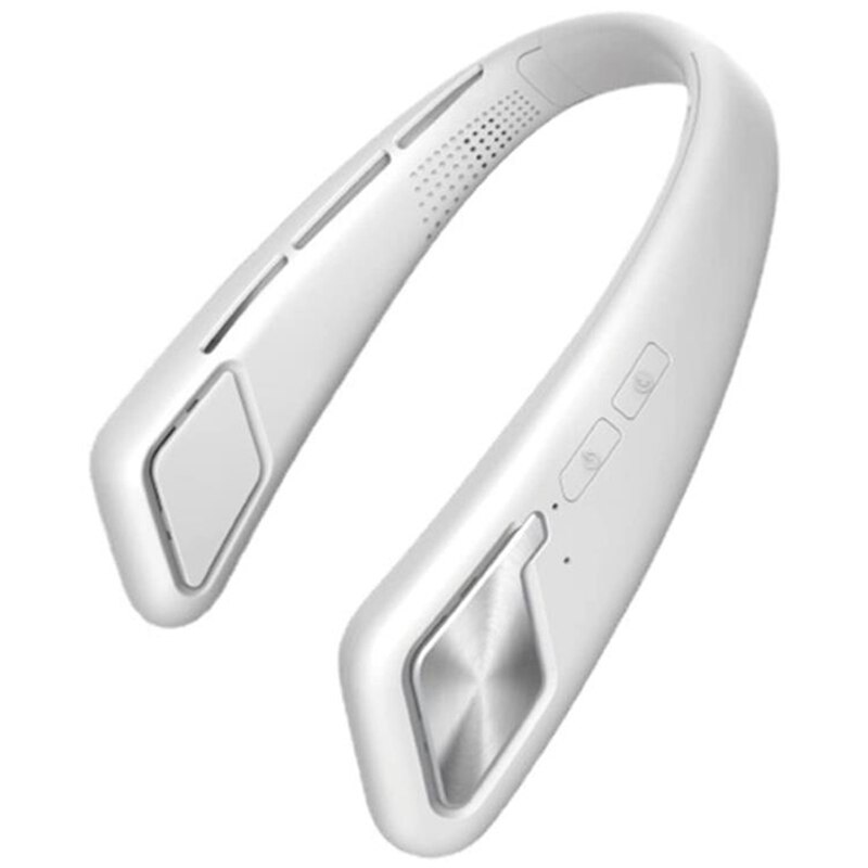 Hanging Neck Fan,Hanging Speaker Fan, Three Levels Adjustable 360 Degree Rotatable Bluetooth Connection Machine: Default Title