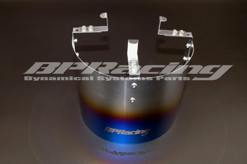 height 135mm / 160mm / 190mm Universal Titanizing Air Filter Heat Shield For 2.25" TO 3.5" inch Cone Filter