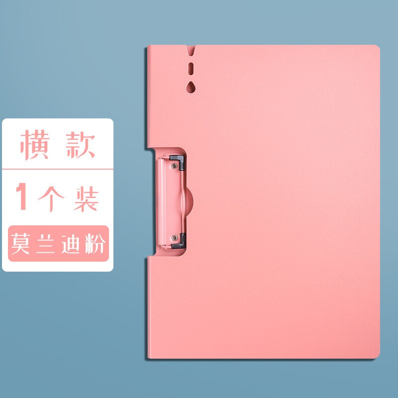 Dossier vertical A4, fournitures de bureau pour entreprises, classeur horizontal, livre de données, test, papier de stockage, clip pad: C1