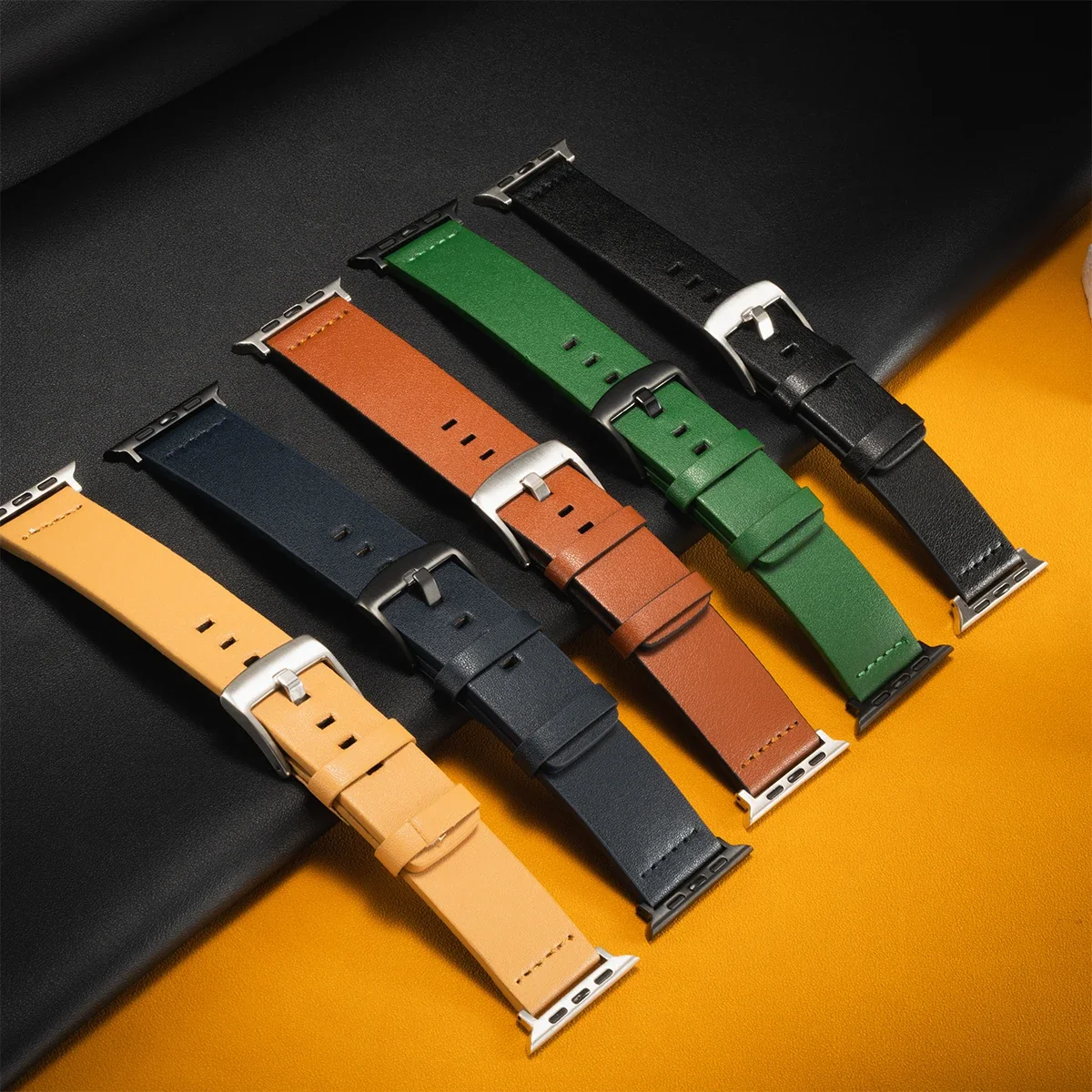 Leren band voor Apple Watch Band Ultra 2 49 mm 46 mm 45 mm 44 mm 42 mm Sport ademende band IWatch-serie 10 9 8 7 6 5 4 SE 3