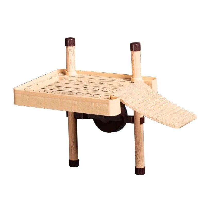 Wood Grain Turtle Platform Floating Island Turtle Tank Aquarium Floating Drying Platform островок для черепах дом для черепахи