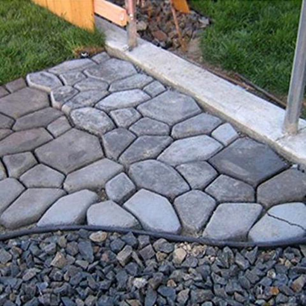Garden Paving Molds Jardin DIY Plastic Walk Road Path Maker Jardineria Garden Paving Stone Concrete Mould для сада и огорода