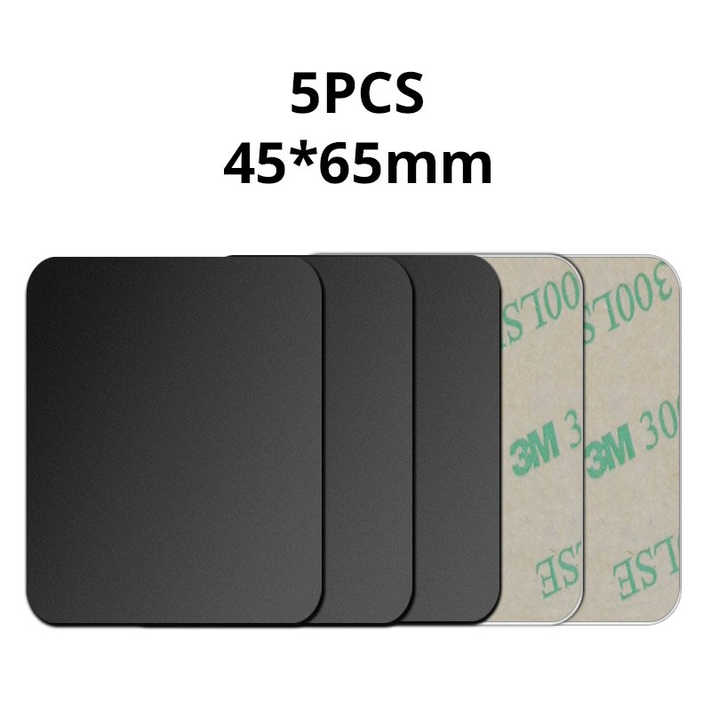 5 uds pegatina placa de Metal disco hoja de hierro para imán soporte para teléfono móvil para soportes magnéticos para teléfono de coche: Verde