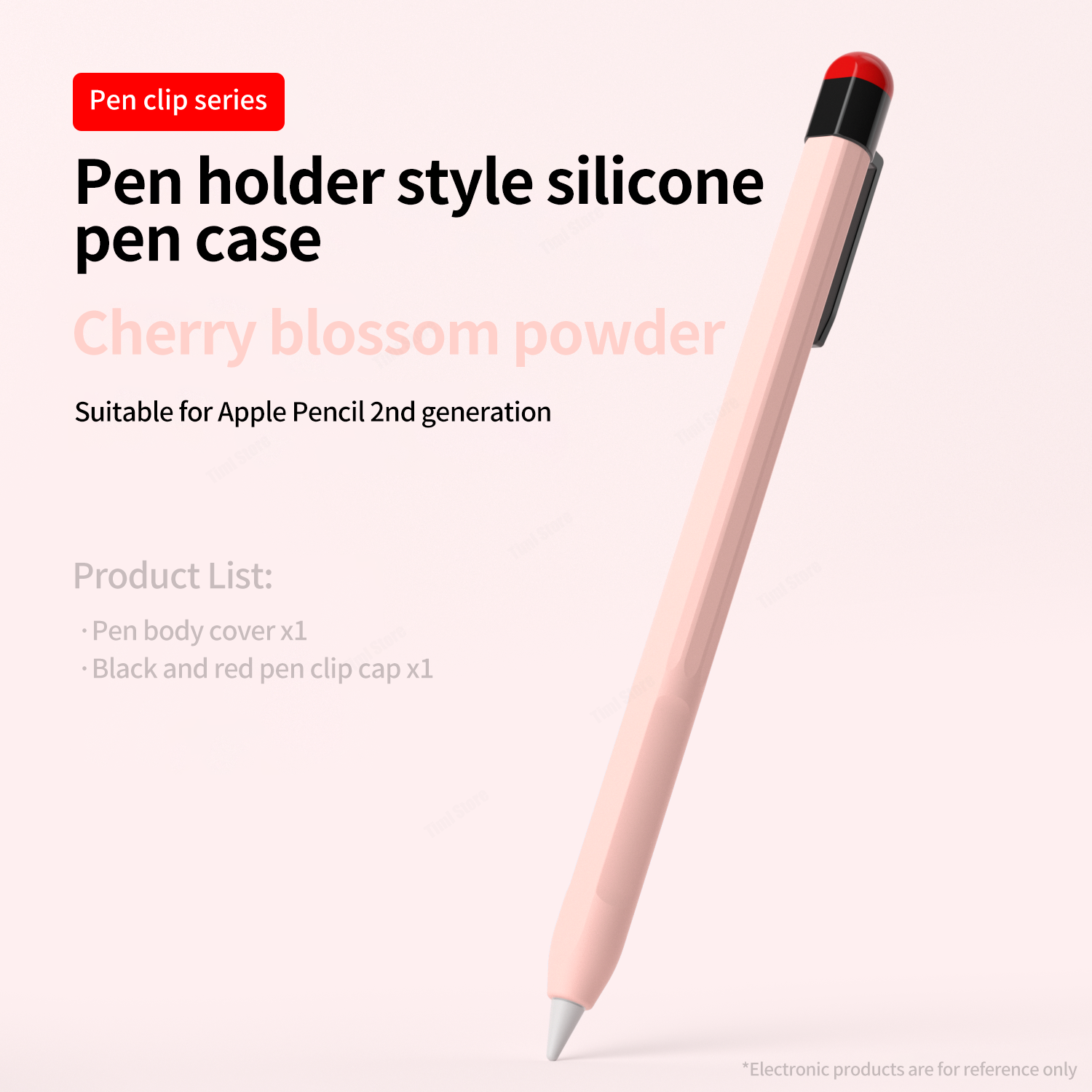 Funda para Apple Pencil Pro 2024, funda para Apple Pencil 2 de segunda generación, funda para lápiz óptico, funda de silicona para iPad: XXL / Arena rosa