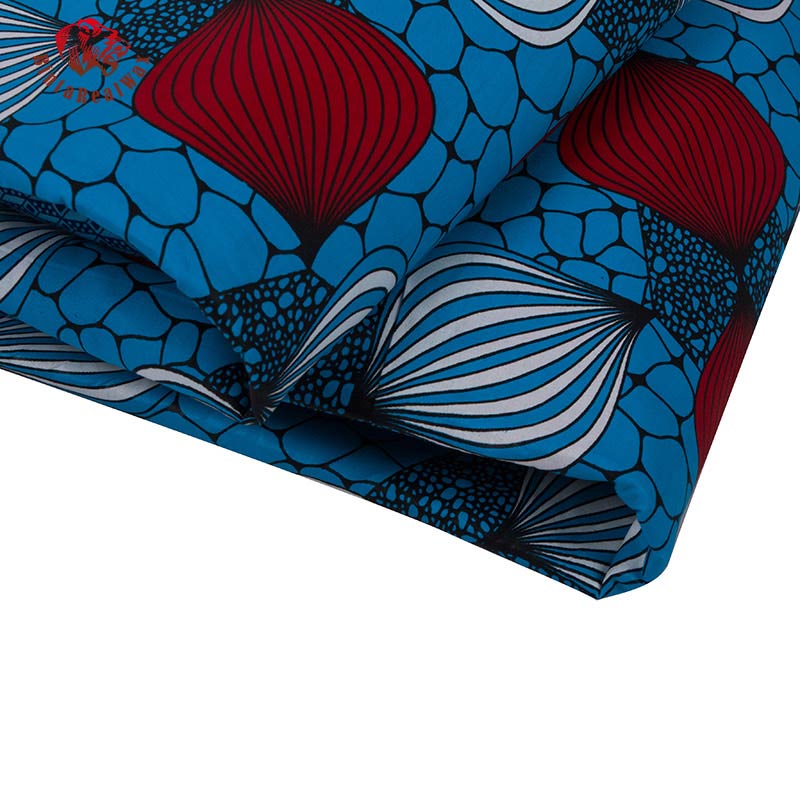 Ankara African Wax Print Fabric BintaReal Ankara Cotton Fabric African Fabric Batik Fabrics for Africa Clothing 24fs1344
