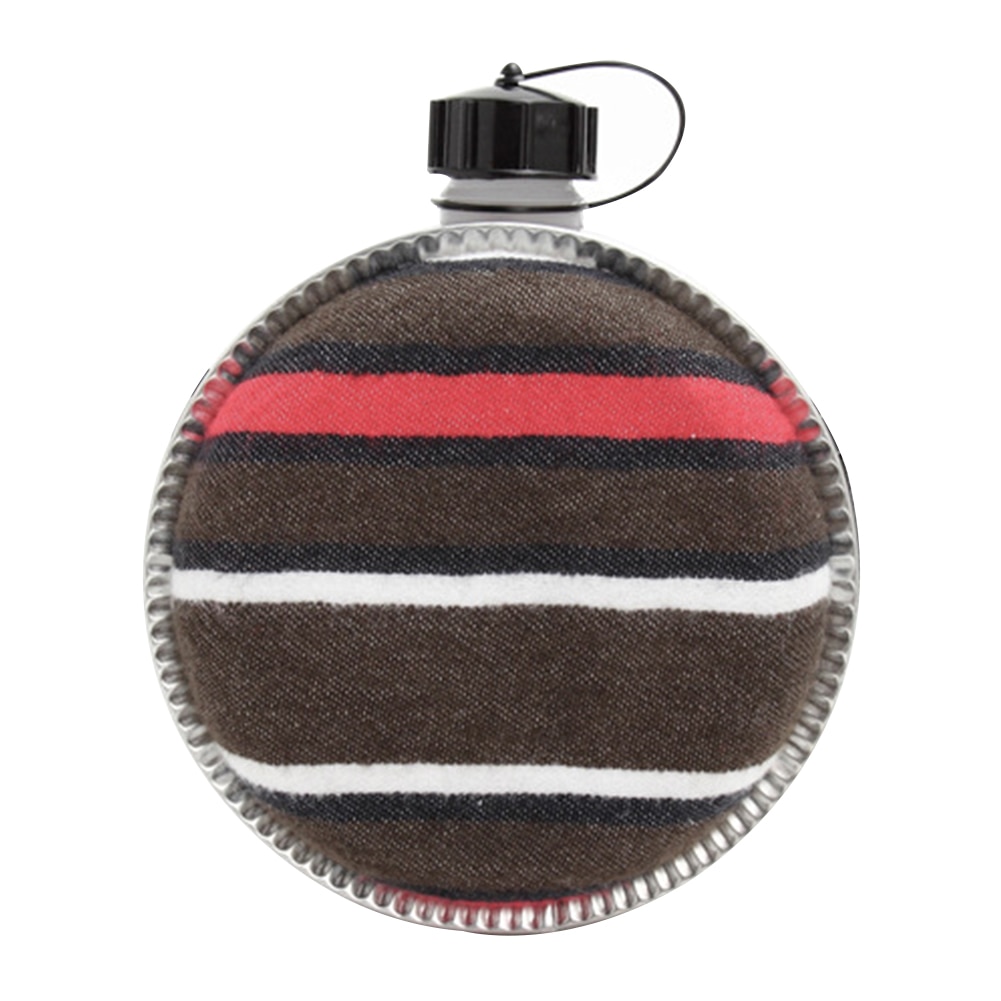 2L Portatile Bollitore da Viaggio Cinghia Regolabile Campeggio Sentiva Isolamento Termico a Righe all'aperto Mensa da trekking Grande Capacità