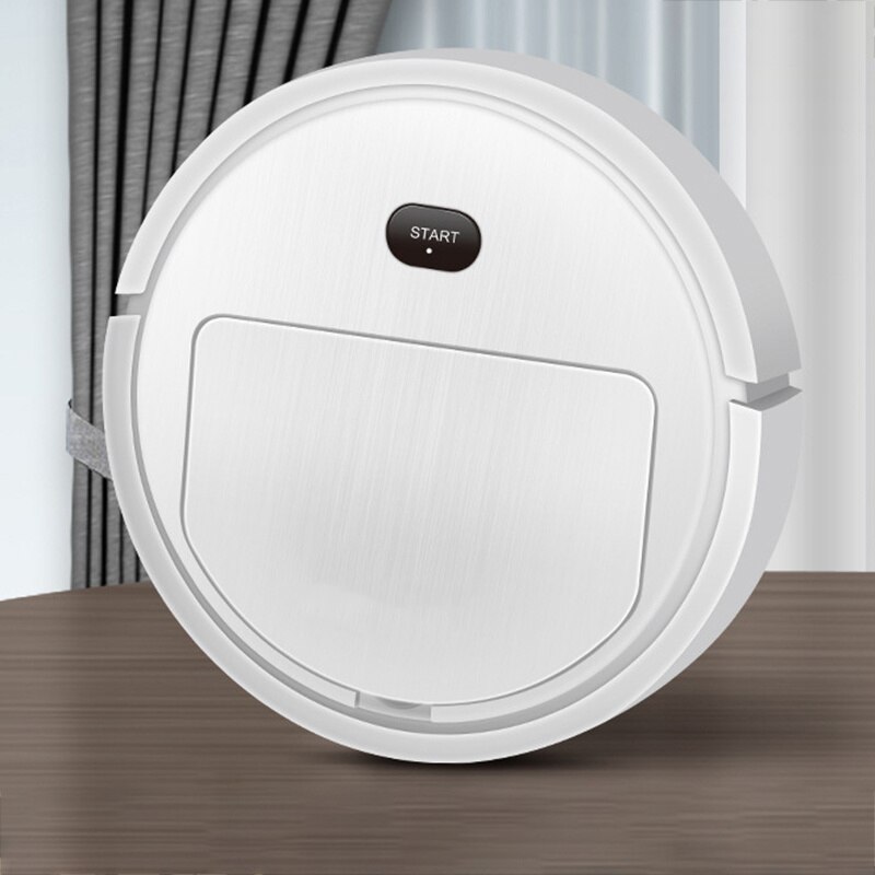 Robot Stofzuiger Met Rand Borstel &amp; Mist Spuiten Usb Oplaadbare Automatische Robot Stofzuiger MAZI888