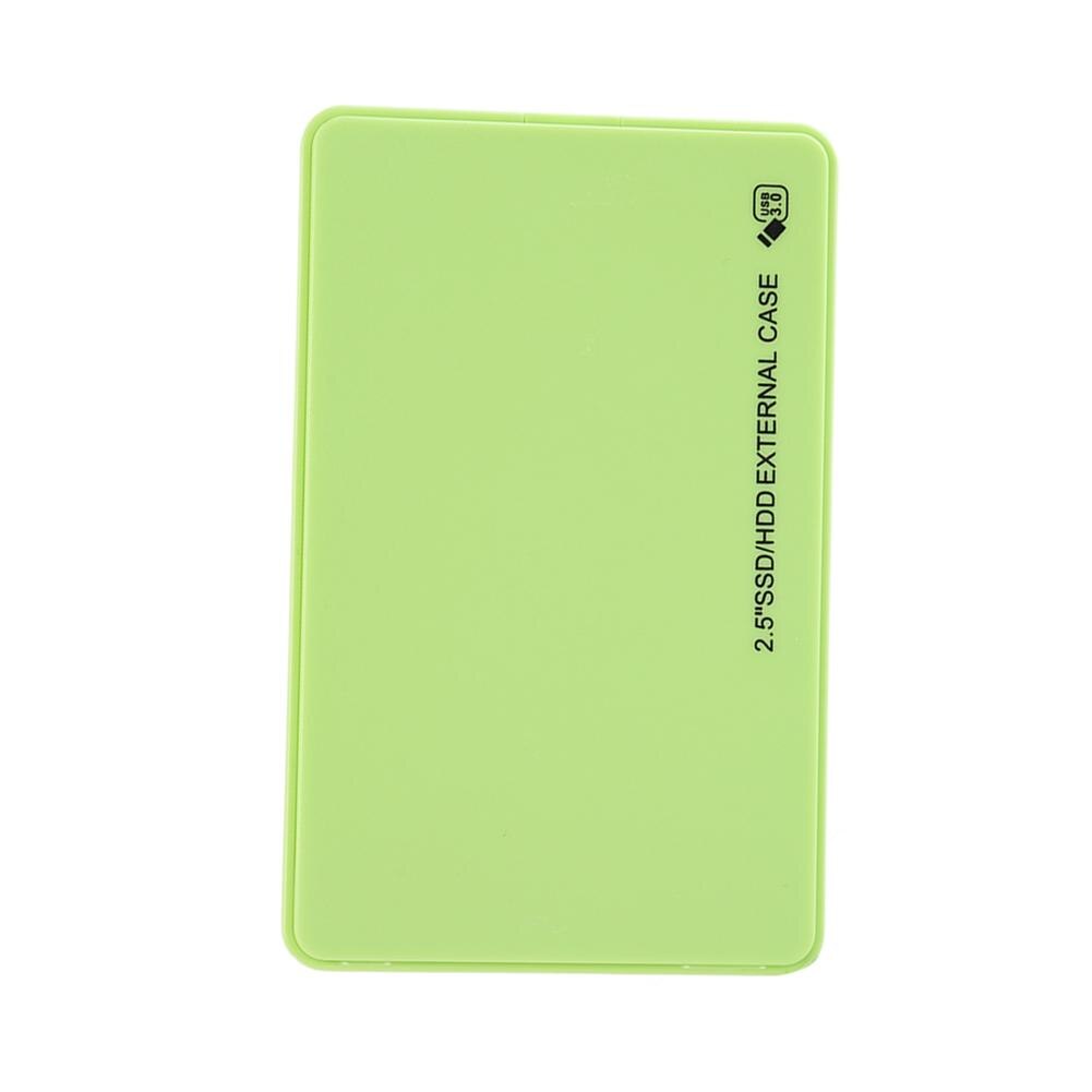 Hdd Case Usb 3.0 2.0 Voor Ssd Externe Harde Schijf Hdd Box/Behuizing Pocket 2.5 Inch Hd Sata naar Usb Externe Case: Green