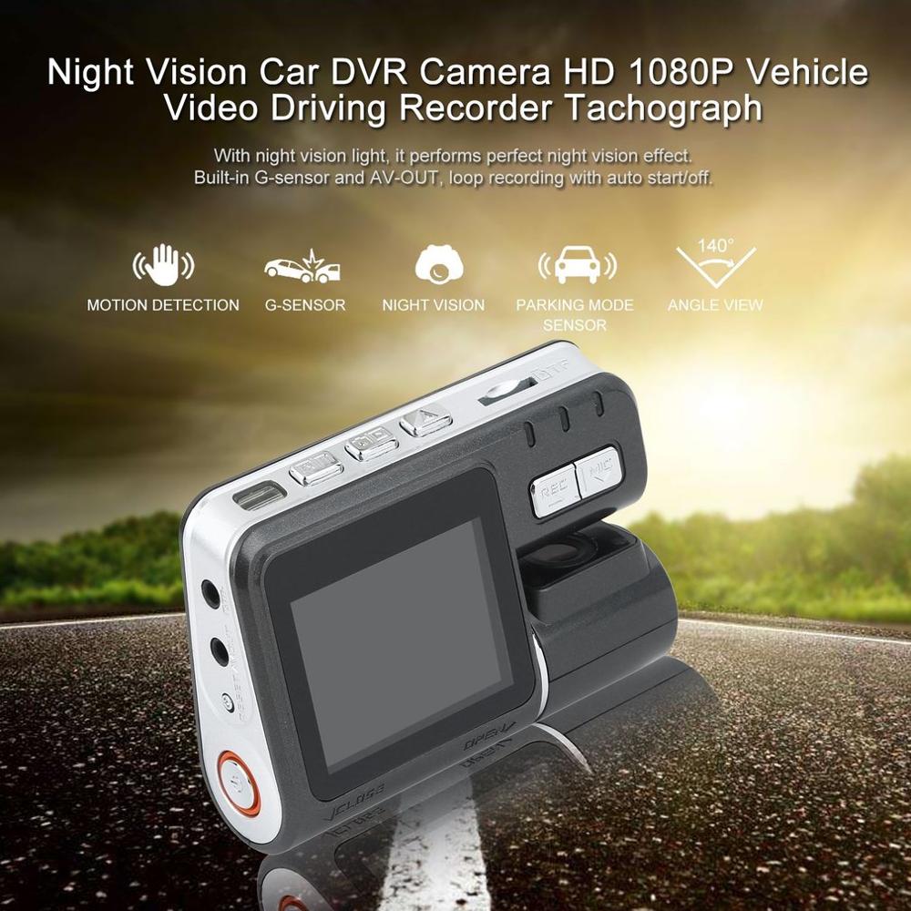 Dual Lens Auto Dvr Camera I1000 Full Hd 1080P 2.0 "Tft Dash Cam Ir Led Light Night vision H.264 Draaibare Lens Video Recorder