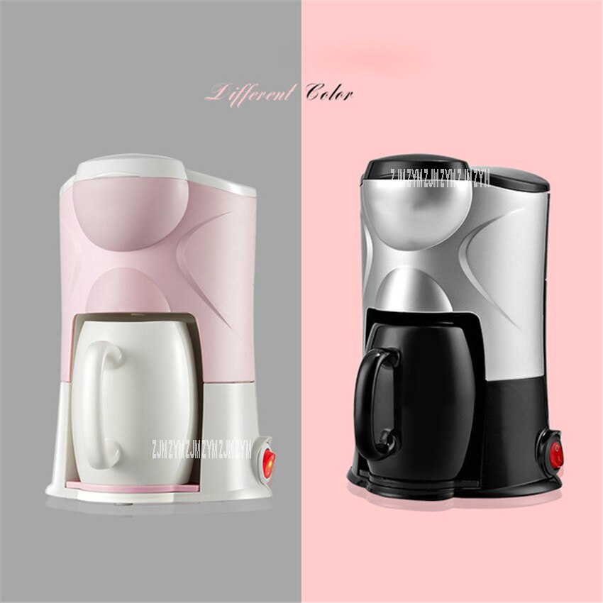 CM-801 Household Food Grade Pp Electric Coffee Maker Portable Full Automatic American Coffee Machine Small Tea Making Machine