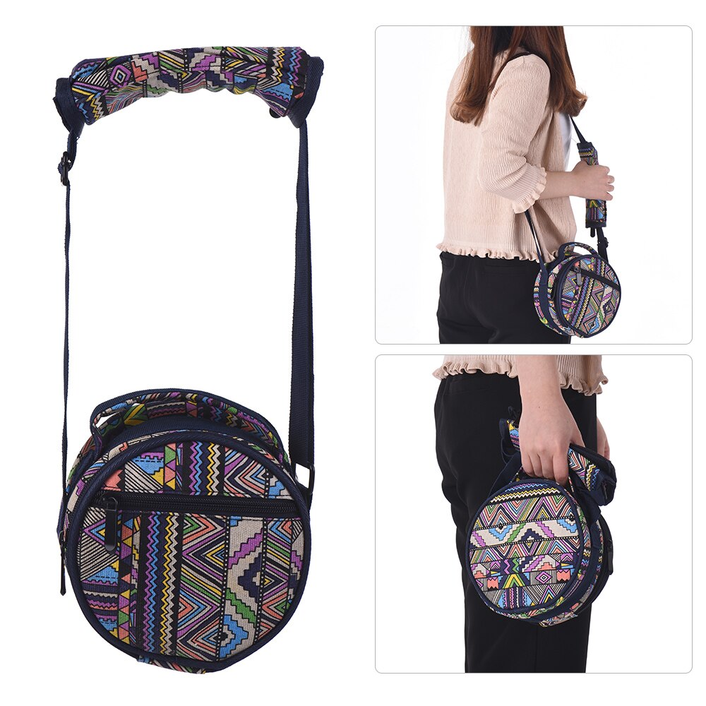 Tambor de lengua de 5,5 pulgadas tambor de lengua de acero de 8 tonos tambor de mano de instrumento de percusión C clave con bolsa de transporte de mazos de tambor
