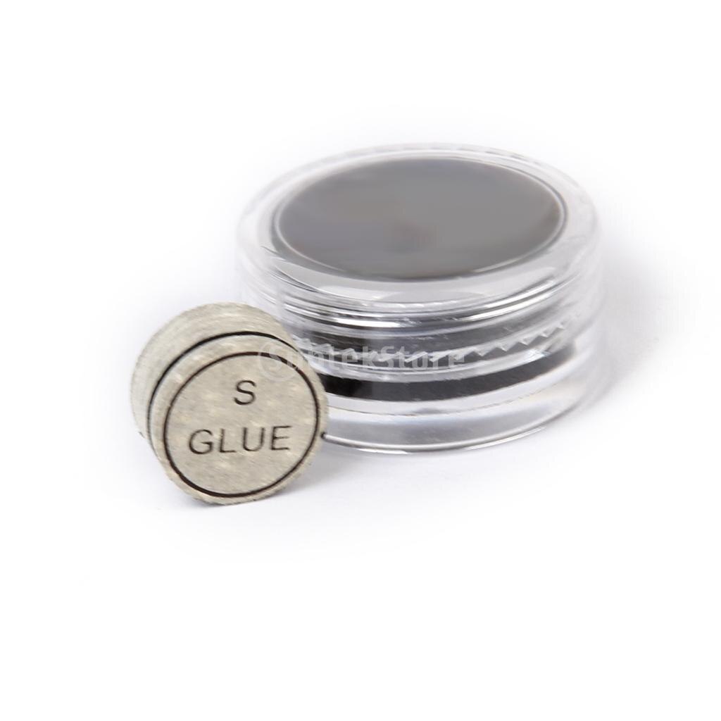 1pc 14 millimetri Piscina Punta della Stecca Da Biliardo Artificiale in Pelle di Umidità Resistente Colla sul Tasso di S