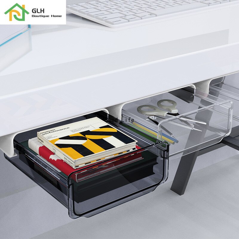Lade Potlood Lade Zelfklevende Verborgen Organisator Pen Box Vat Diversen Opbergdoos Lades Kantoor Lade Organizer