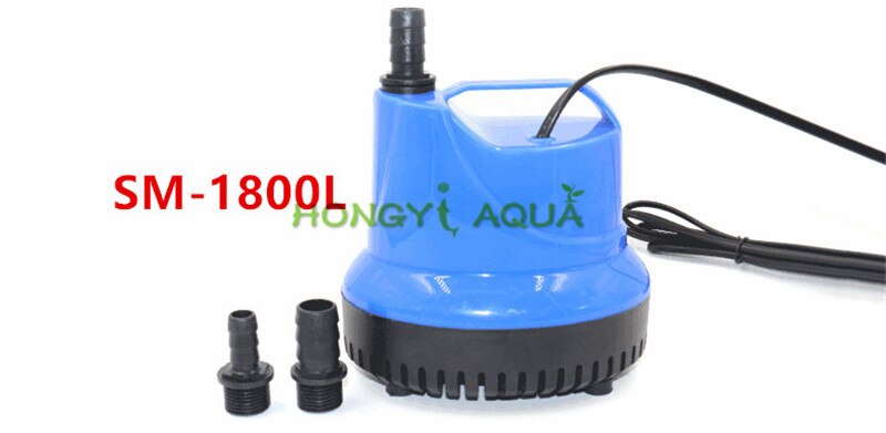 Akvarium dränkbar pump luftkonditionering fläkt cirkulationspump anläggning hydroponics sköldpadda tank botten sugpump 110v/220-240v: Sm -1800l / 220-240v eu-kontakt
